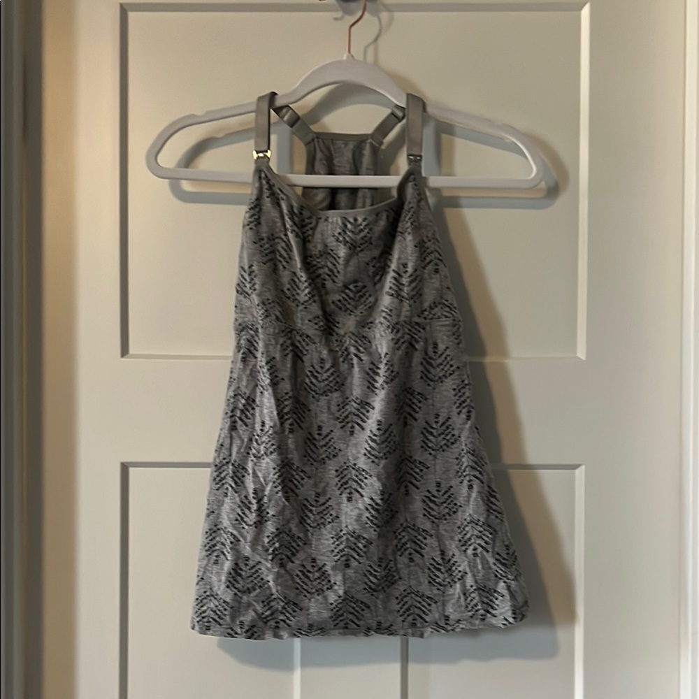 Gray Nursing Racerback Tank Top